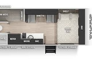 2022 Forest River RV Cherokee Wolf Pup 16BHS