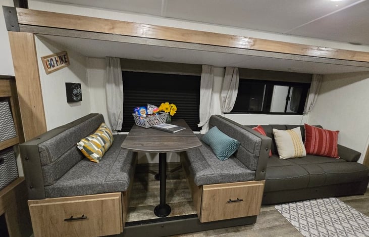 Dinette and pull out sofa bed