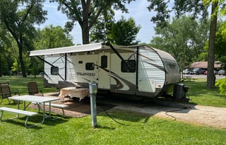 Ranzenberger family Rv rental big dog approved