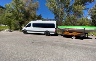 Family Size Mercedes-Benz Sprinter w/ Rock Wall