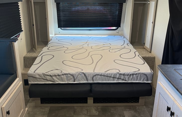 New 8” memory foam Queen Murphy Bed
