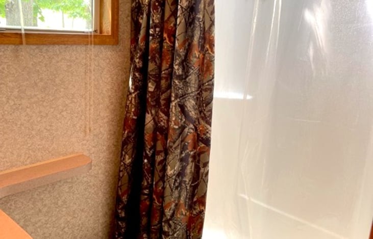 Private shower and bath