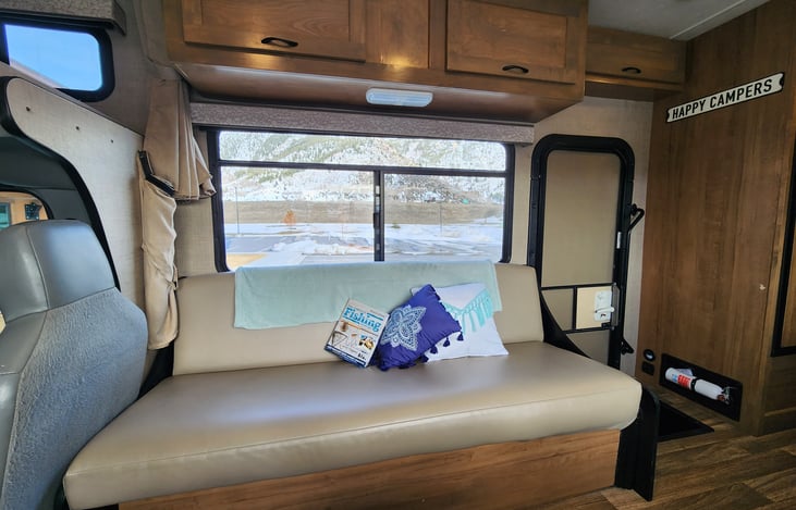 Cozy lounging by day, bed by night.