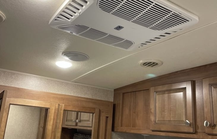 AC/Heater unit in main area. There is also a second AC/Heater unit in Master bedroom.