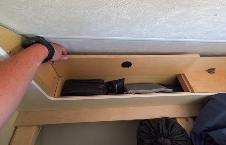 small cabinets with included electronics, and air pump