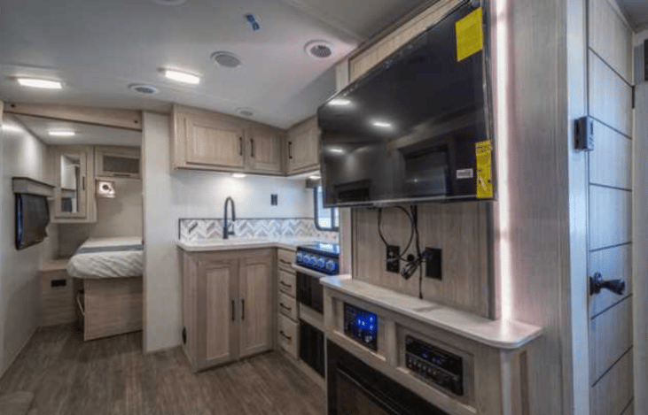 Entertainment and Kitchen Area