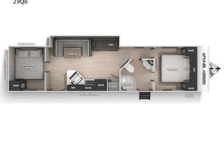 2022 Forest River RV Cherokee Grey Wolf 29QB