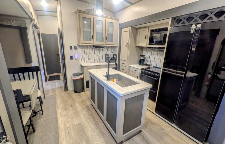 Kitchen view from front door