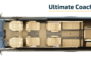 LUXURY 10 passengers VAN w TV, Kitchenette, Toilet
