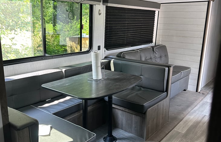 Dining Table converts to Bed.