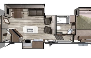 2019 Highland Ridge 427BHS Bunkhouse 5th Wheel