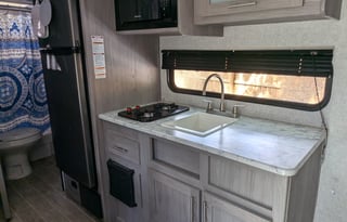 Sparks Big Dog Friendly 5 person Travel Trailer