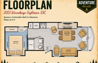 Spacious Class A- Comfortable, Stress-Free Travel