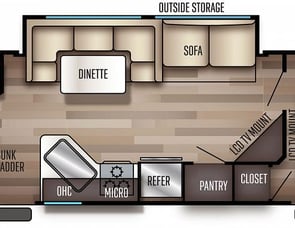 Forest River RV Cherokee Grey Wolf 27DBH