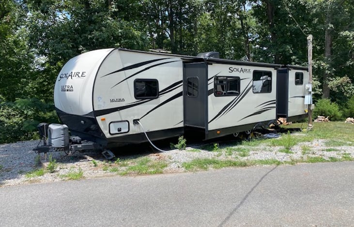 Two slide outs make this rig very spacious.