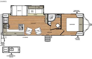 2016 Forest River RV Vibe 268RKS