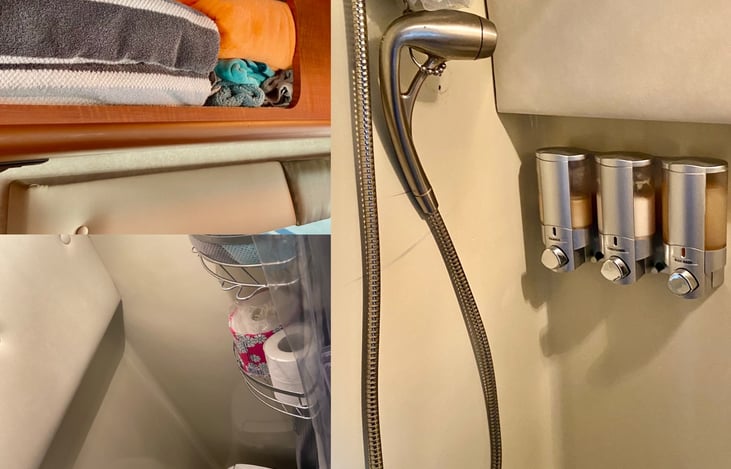 Everything for bathing & staying fresh