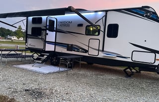 Ryan and Emily’s family friendly camper rental