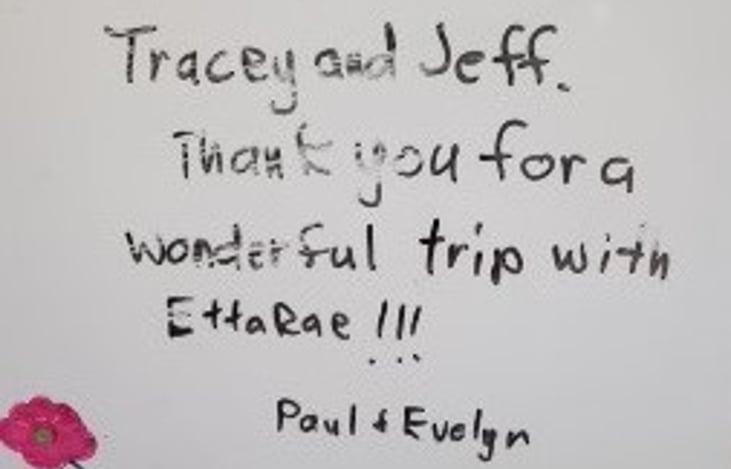 Message from our amazing guests!