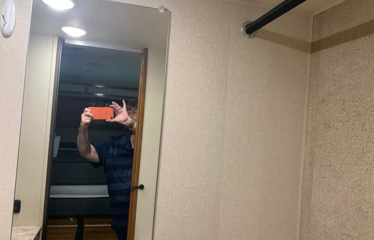 Another picture of walk in closet