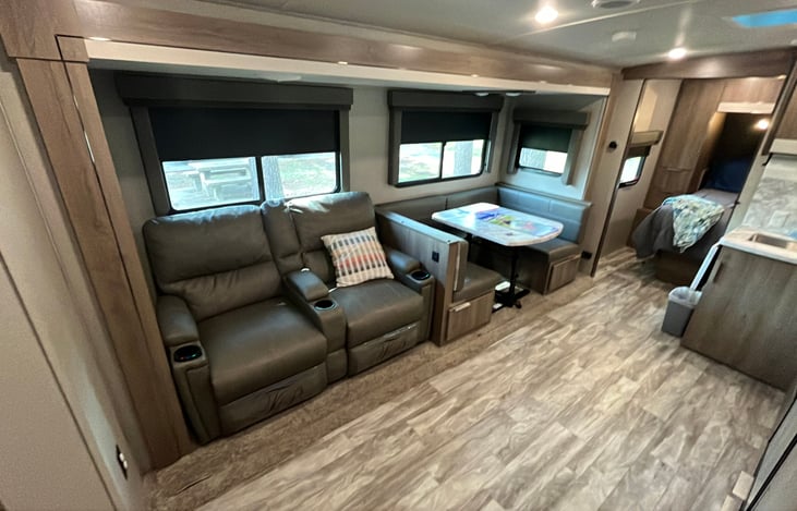 Living Area with Recliners and Dinette
