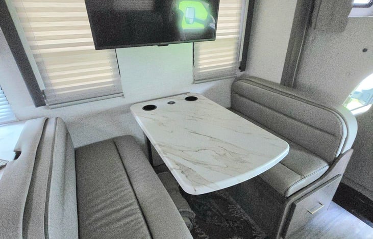 Dinette easily seats 4 people