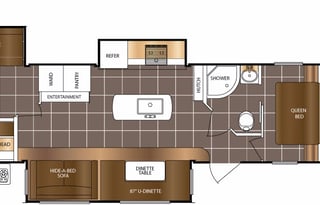 Luxury Lacrosse Camper RV Rental 35'