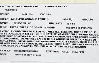 2021 Shadow Cruiser 325BHS