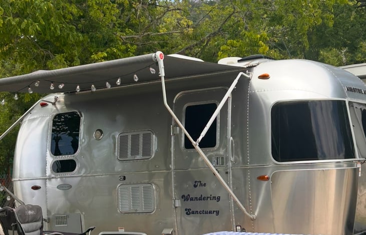 Fully setup and ready for you! Complete with twinkle lights and chairs✨