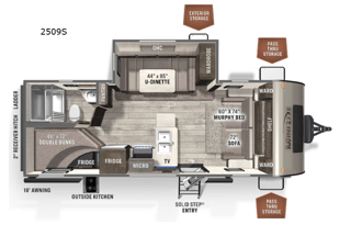 2022 Forest River RV Rockwood Mini Lite 2509S