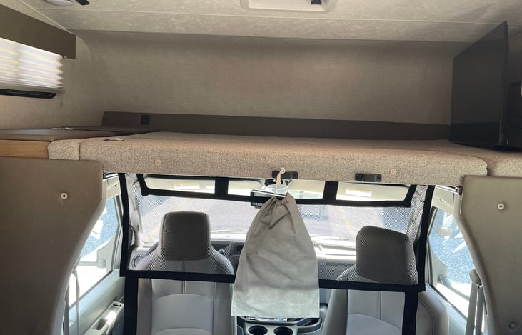 Bunk area with charging stations/power