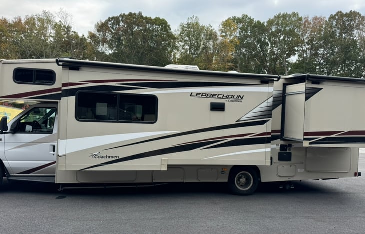 RV has two slides. Living room/ Kitchen and Master bedroom