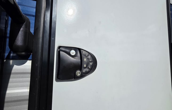 Numeric keypad means no hassle of keys or fear of being locked out.