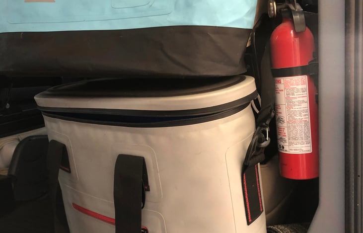 Extra coolers included