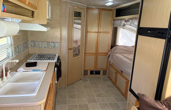Inside view of camper