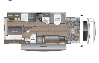 The Cowtown Coach! - AutoLevel, 2 A/Cs, Bunk Model