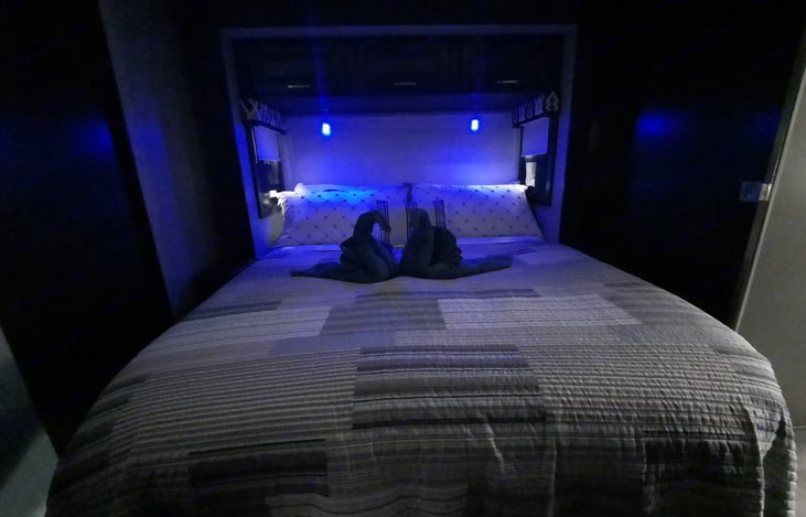 Spacious and cozy King Size master bed