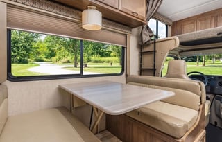 Small class C with dinette and queen bed - unit 2