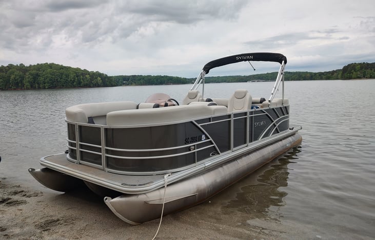 Ask about our 22ft pontoon rental if you're staying on Lake Hartwell!