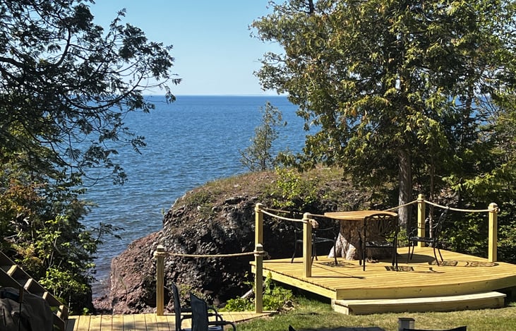 View from the firepit