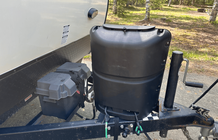 Rental includes 1 full propane tank