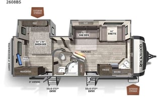 2021 Forest River RV Rockwood Ultra Lite 2608BS