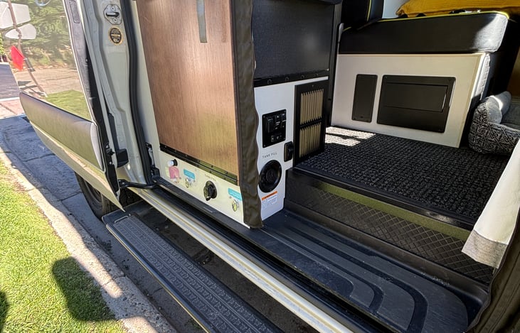 entry thru side door