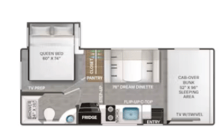 BRAND NEW!! 2025 Thor Four Winds 22B