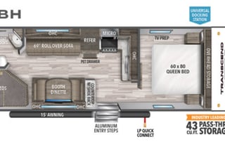 Luxury 2020 Grand Design Transcend- Delivery Only