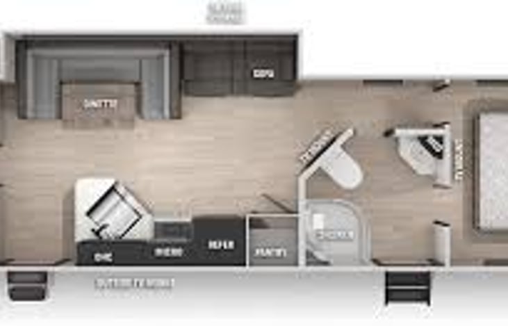 Trailer layout from manufacturer