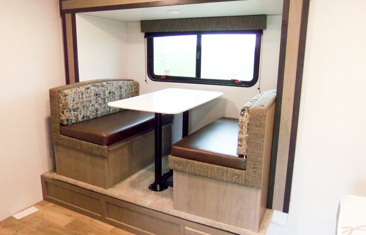 The dining table that also transitions to a bed for awesome sleepovers