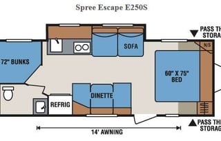 COZY 2017 KZ Spree Escape E250S