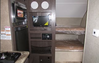 How about a weekend adventure, why tent when you can stay in this easy to tow RPOD, packed with all the essentials!