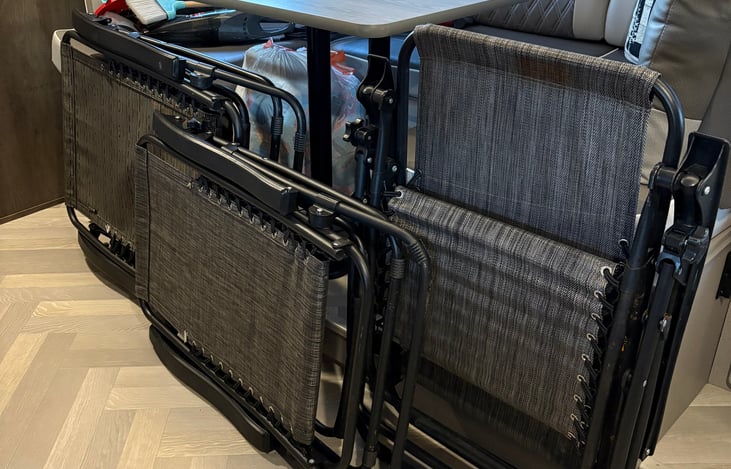 3 RV Outdoor lounger chairs
1 oversized
2 regular